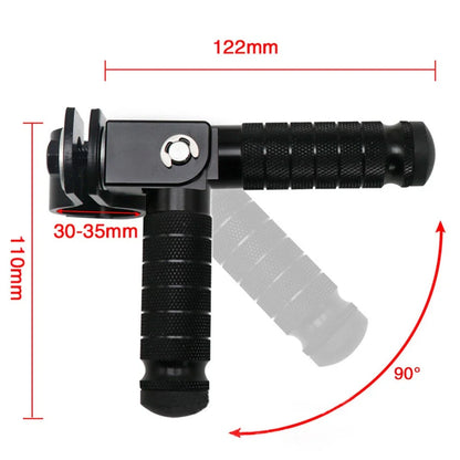 Motorcycle Rearsets Red Footrest Pegs for Universal Models