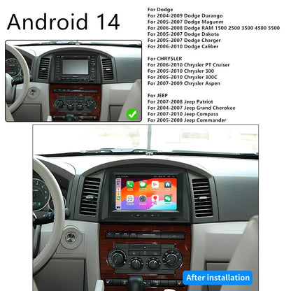 8'' Navigation WIFI Carplay for Dodge Magnum Charger (2005-2007)