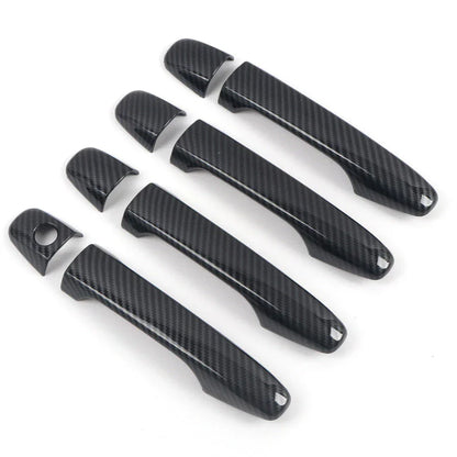 Carbon Fiber Look Exterior Door Handle Cover Trim for Subaru WRX STi (2015-2021)