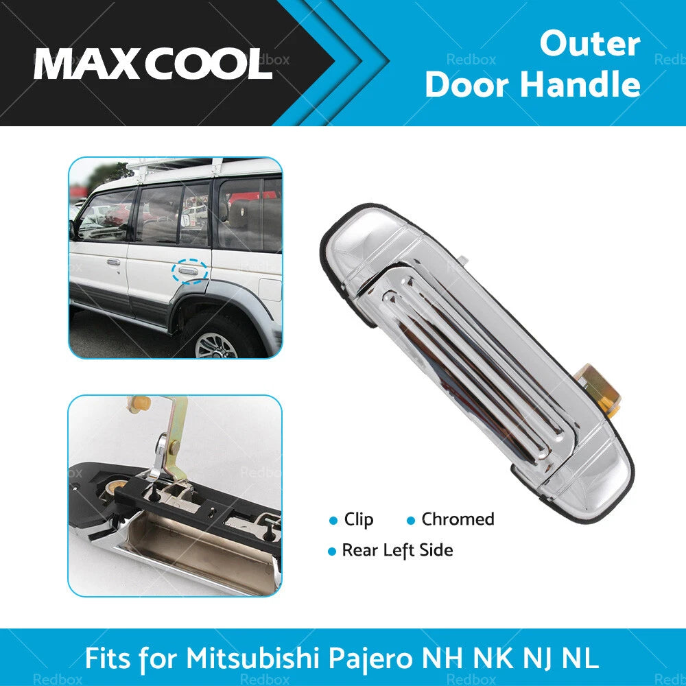 REAR LEFT Outer Door Handle for Mitsubishi Pajero (1991-2000)