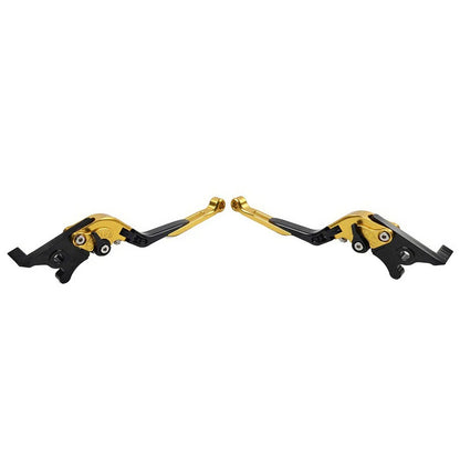 Gold CNC Folding Extendable Brake Clutch Levers for BMW S1000RR S1000R (2015-2019)