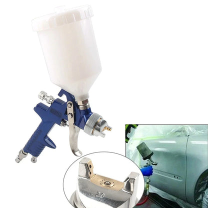 HVLP H827 Spray Gun 600ml Cup 2.0mm Nozzle for Airbrush - Blue