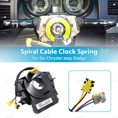 Spiral Cable Clock Spring for Chrysler Jeep Grand Cherokee Dodge (2005-2010)
