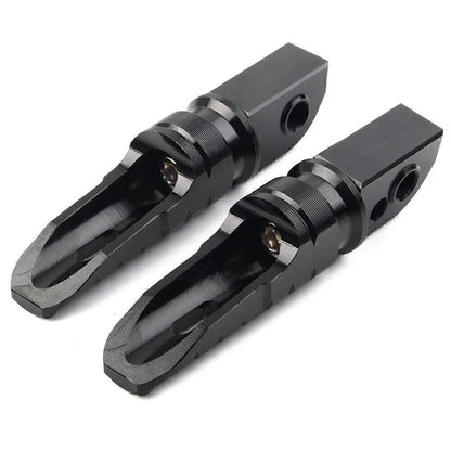 Rear Footrest Pegs Black for Street Scrambler 900 T100 (2016-2023) Pair