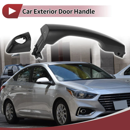 Car Door Handle Grip for Hyundai Elantra Sedan Front Left (2010-2015) Black
