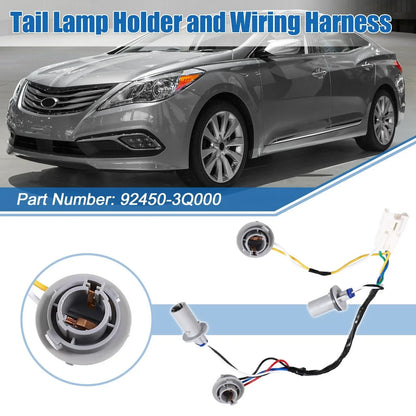 Tail Lamp Holder & Wiring Harness for Hyundai Sonata 4-Door (2011-2014)