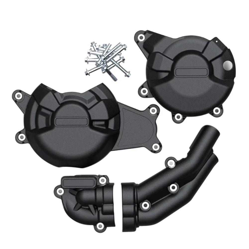 Black Engine Cover for Yamaha MT-07 XSR700 FZ-07 MT-07 Tracer (2014-2024)