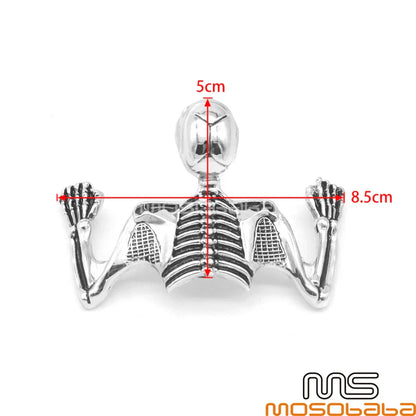 Skull Skeleton Ornament for Harley Chopper Headlight Visor (All Years)