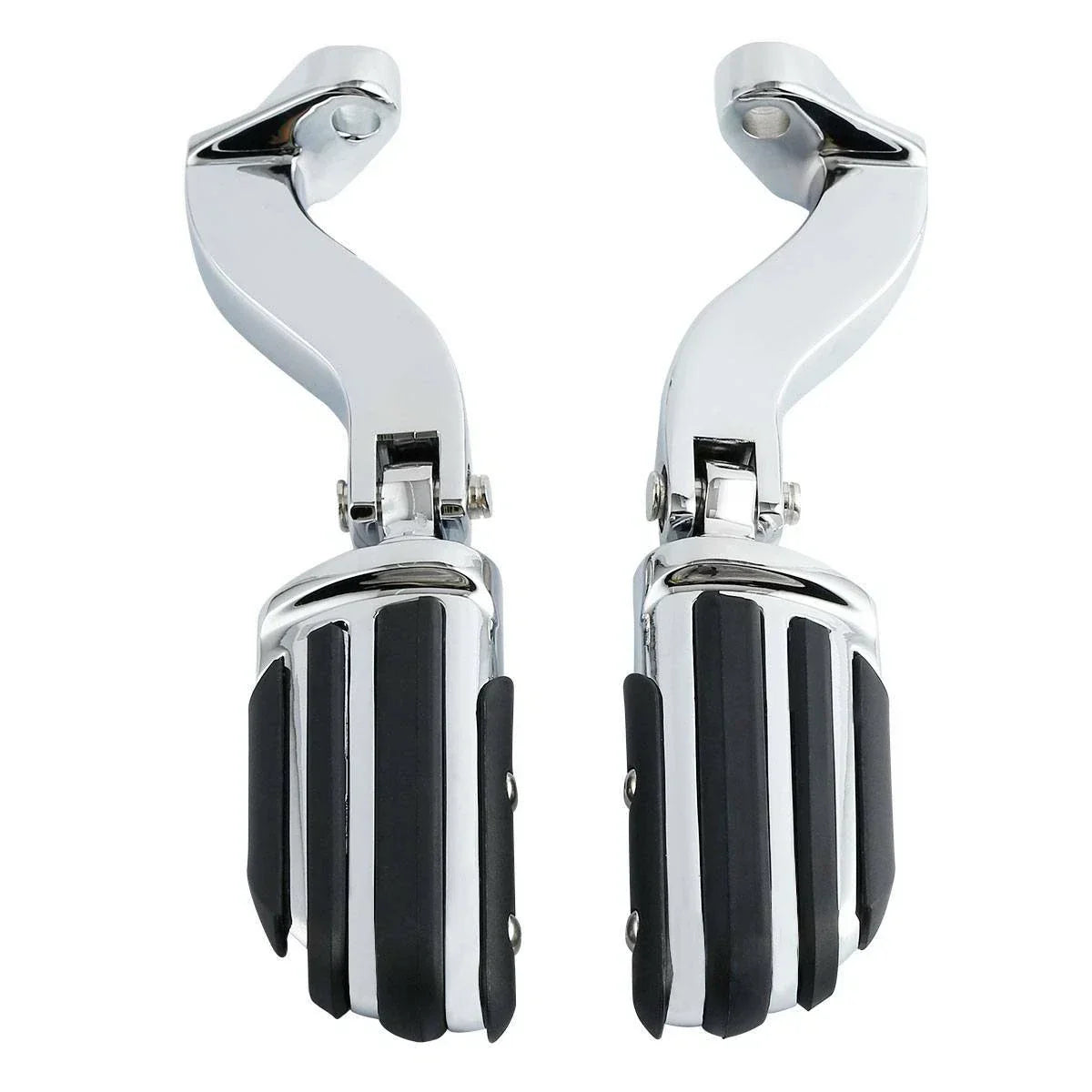 Chrome Passenger Footpeg Pilot Pegs for Harley Touring (1993-2025)