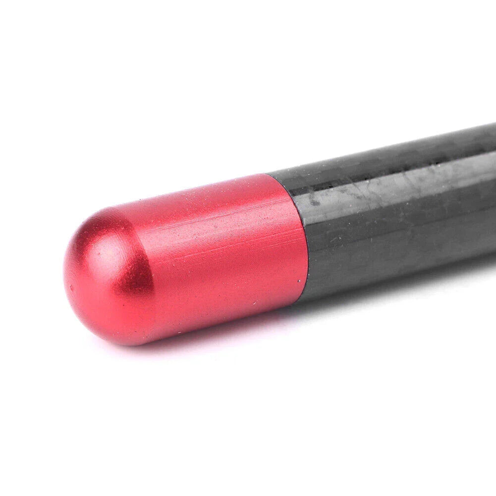 Carbon Fiber FM AM Radio Antenna for Car - Aluminum Metal Red
