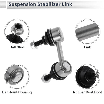 Front Stabilizer Bar Links for Acura CL (2001-2003) - 2 x Bushing Included