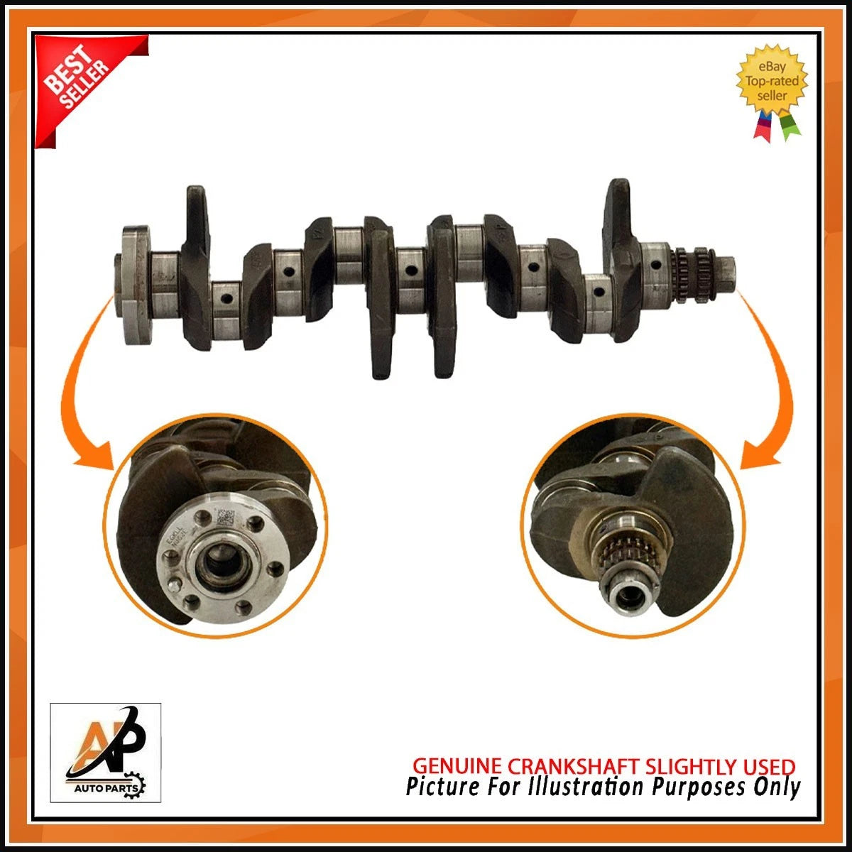 Genuine Crankshaft Replacement for Nissan Je Pulsar 1.2 DIG-T (2007–2020)