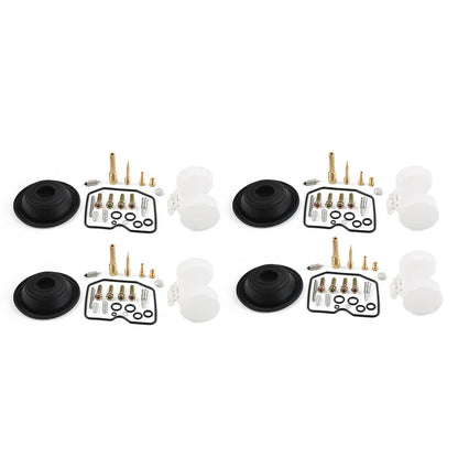 Carburetor Repair Kit Diaphragm Float 4 x Sets for Kawasaki ZX600 A (1985-1987)