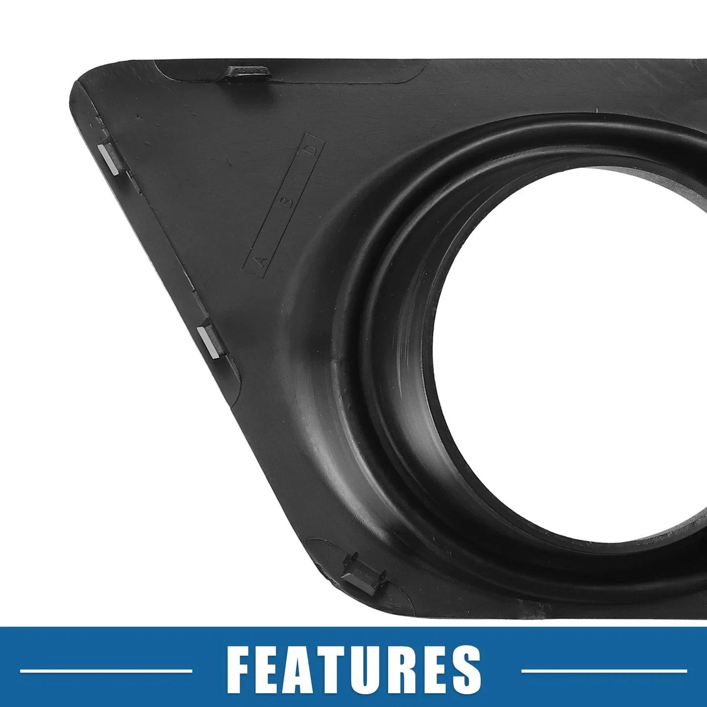 2 x Front Fog Light Grille Covers for Dodge Journey (2011-2019)