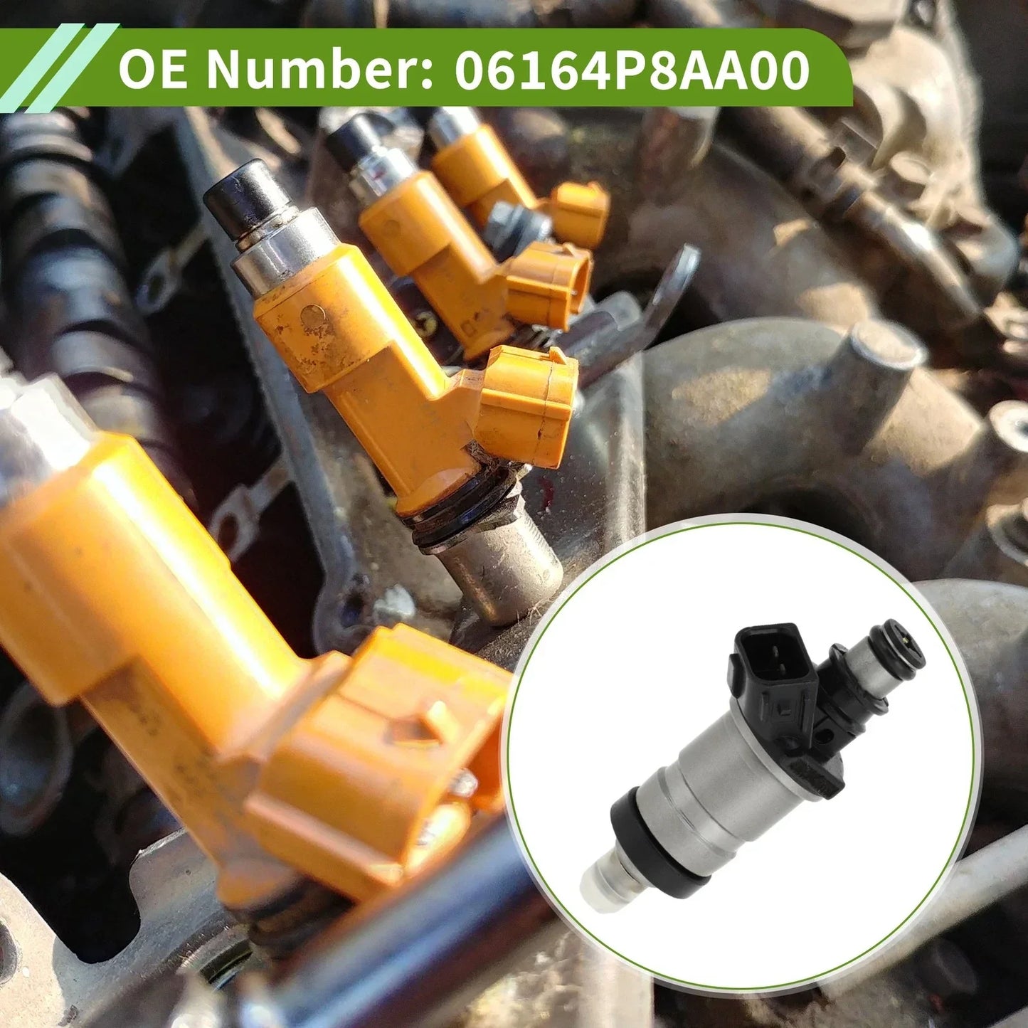 Fuel Injector for Honda Civic EX 1.6 (1999-2000) - 1 x Black
