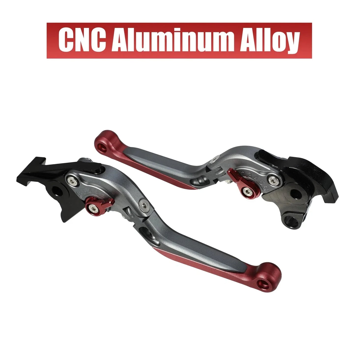 Motorcycle Brake Clutch Levers 2 x for Honda CB1300 (2003-2010) Titanium Red