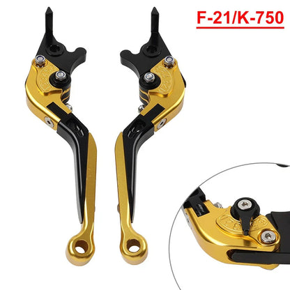 2x Folding Extendable Brake Clutch Levers for Kawasaki Z650 Z900 Ninja (17-22)