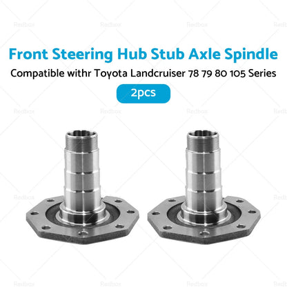 Steering Hub Stub Axle Spindle for Toyota Land Cruiser (1978-2005)