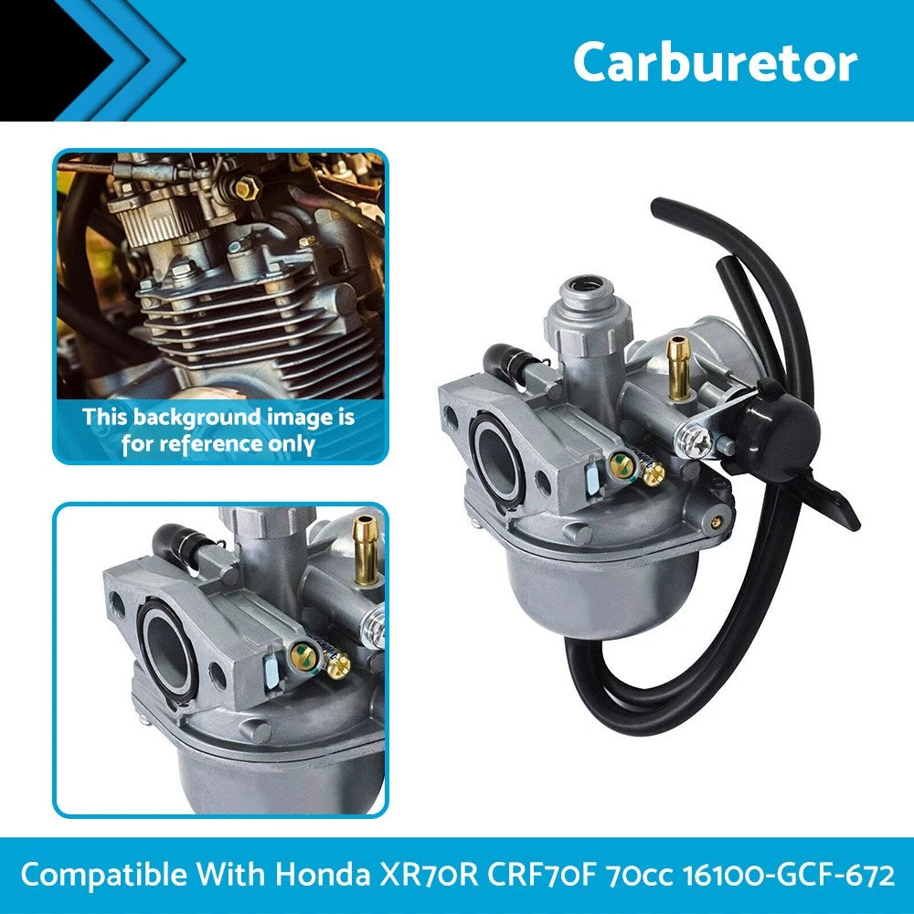 Carburetor for Honda XR70R CRF70F 70cc (1997-2004)