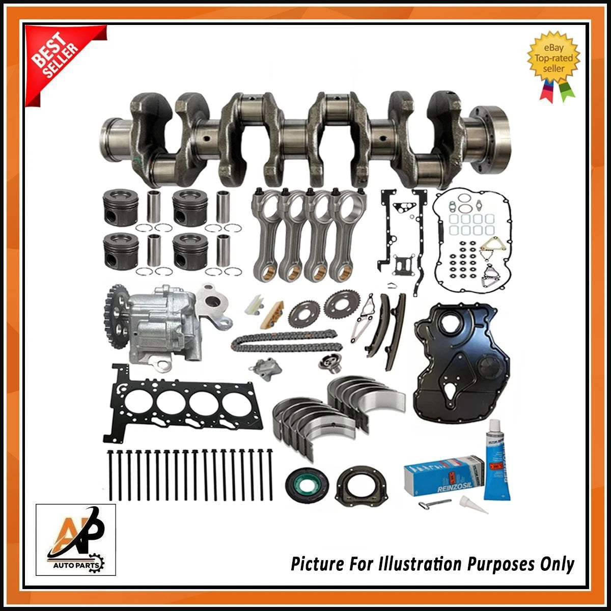Engine Rebuild Kit for Ford Transit 2.2 TDCi Duratorq FWD (Euro 5) (2011–2018)