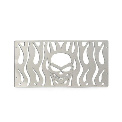 Skull Radiator Grill Guard Cover for Honda GL1500 (All Years) Stainless