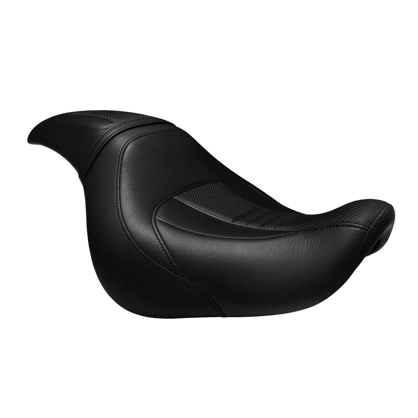 Driver Passenger Seat Black for Honda Shadow Spirit VT750C2 (2007 - 2015)