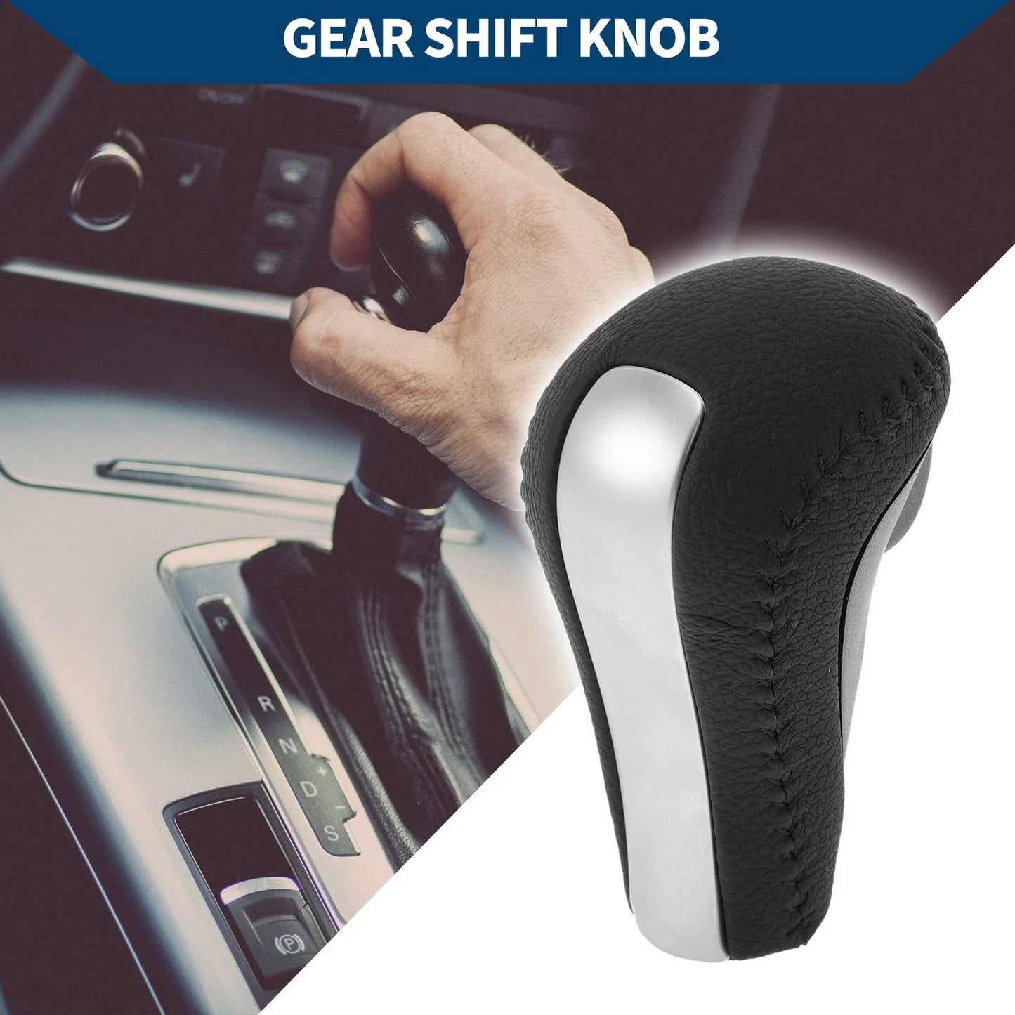 Automatic Gear Shifter Knob for Honda Accord (2008-2012) - Plastic Faux Leather