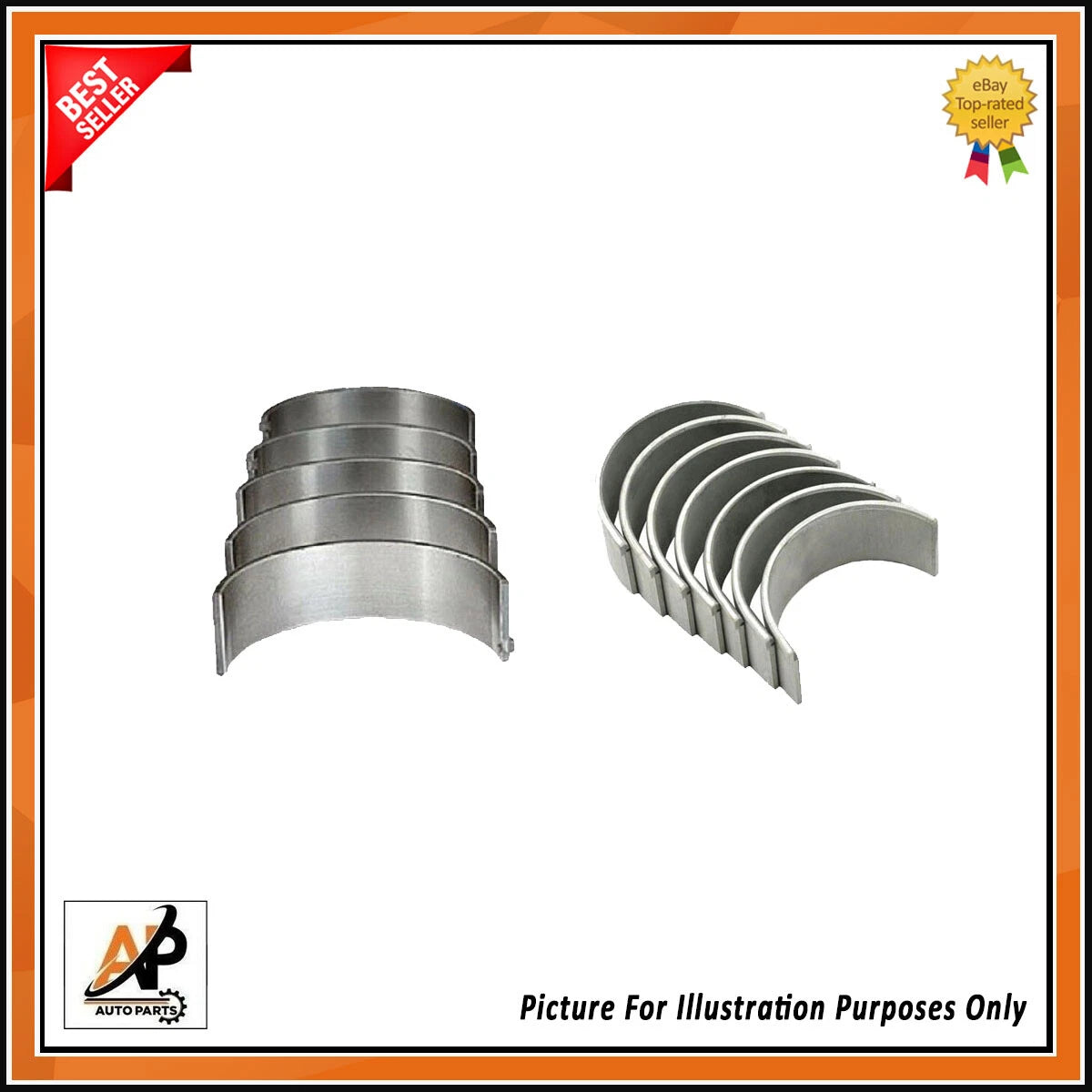 Crankshaft Bearing Set Replacement for Nissan Navara Pathfinder 2.5D YD25 ()