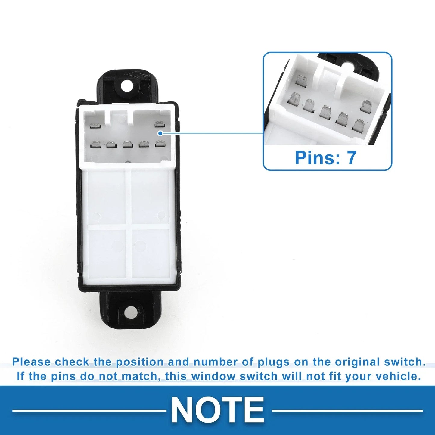 Power Window Switch for Hyundai Sonata & Kia Sonata (2011-2014)
