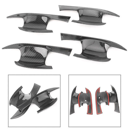 Carbon Fiber Door Handle Bowl Cover Trim for Mitsubishi Eclipse Cross (2018)