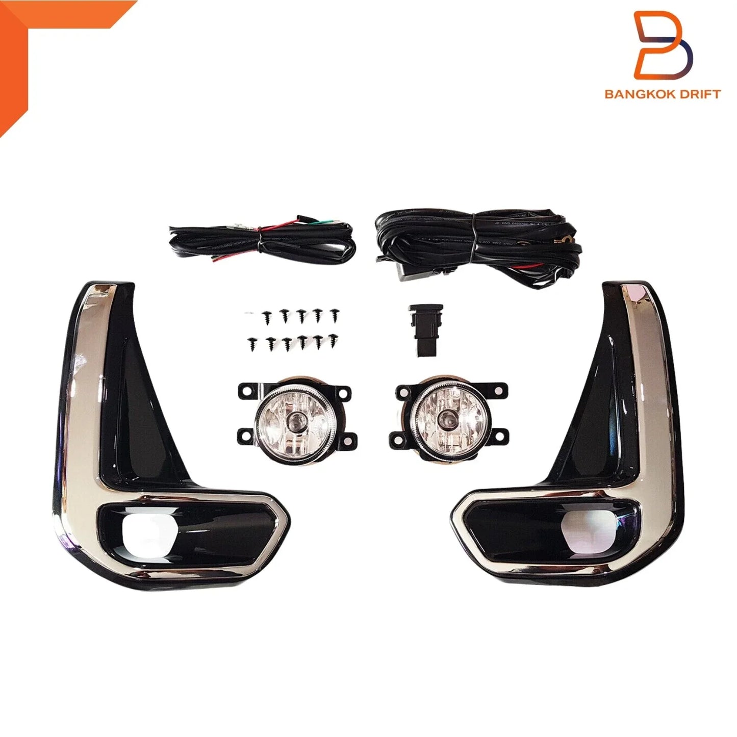 Fog Lamp Driving Light Cover for Toyota Hilux Revo (2020-2022)