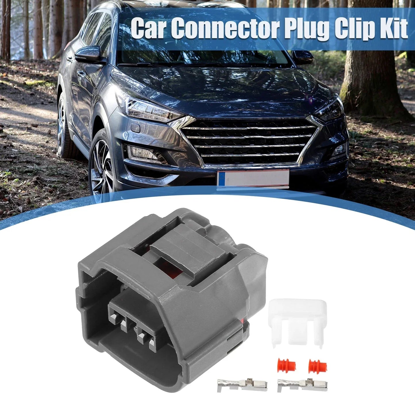 2 x Fuel Injector Connector Adapter Plug Kit for Hyundai