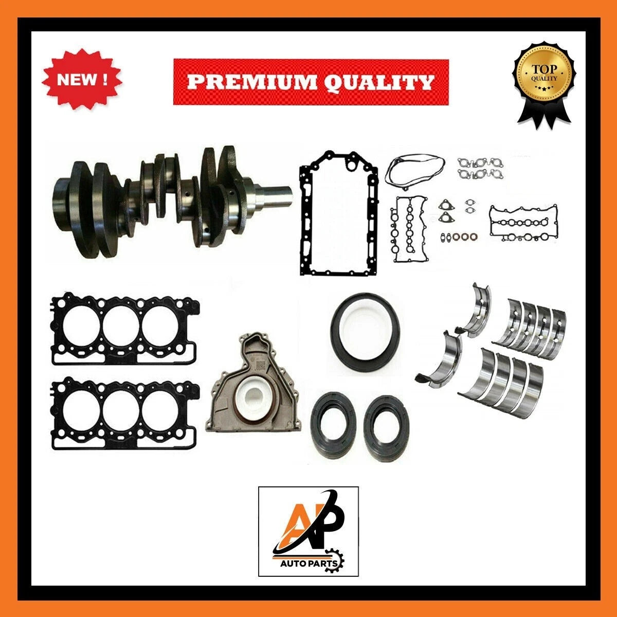 Engine Crankshaft + Engine Rebuild Kit for Land Rover 3.0 306DT (2000–2005)