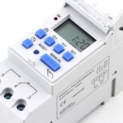 Digital LCD Power Programmable Timer Switch Relay for AC 220V