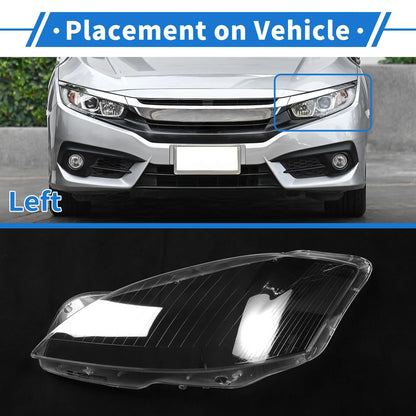 Car Front Left Headlight Lens Cover for Mercedes-Benz S-Class (2006-2009)