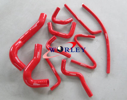 Red Radiator Hose Kit for Ford Ranger PJ 3.0 Turbo Diesel (2006-2011)