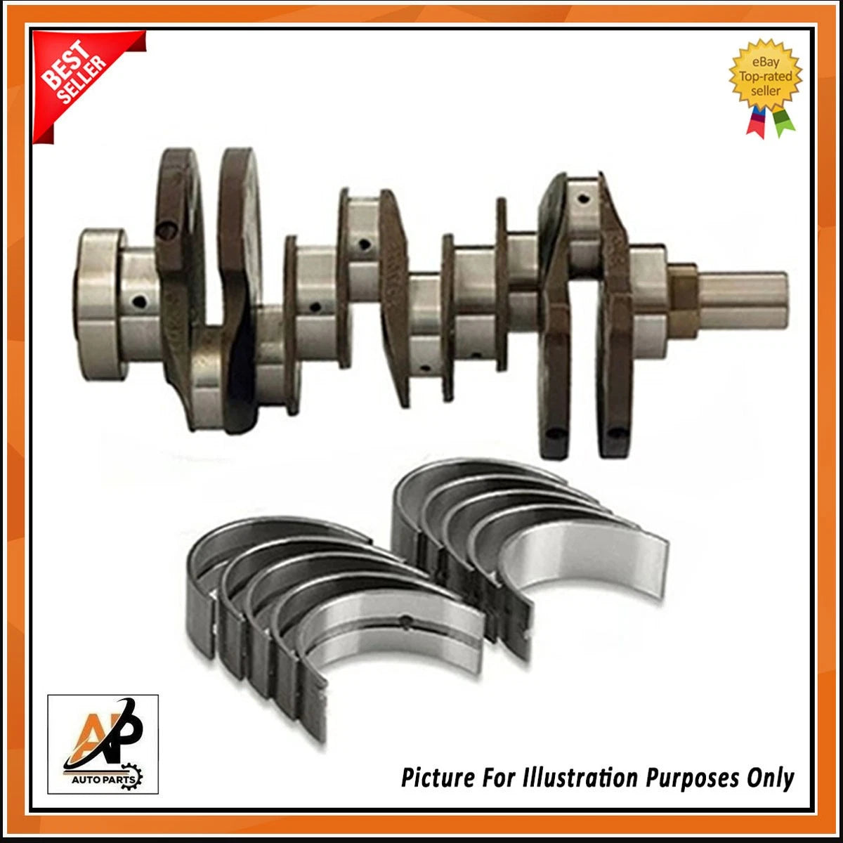 Crankshaft with Bearings OEM Replacement for Land Rover Discovery 3.0 (2012–2019)