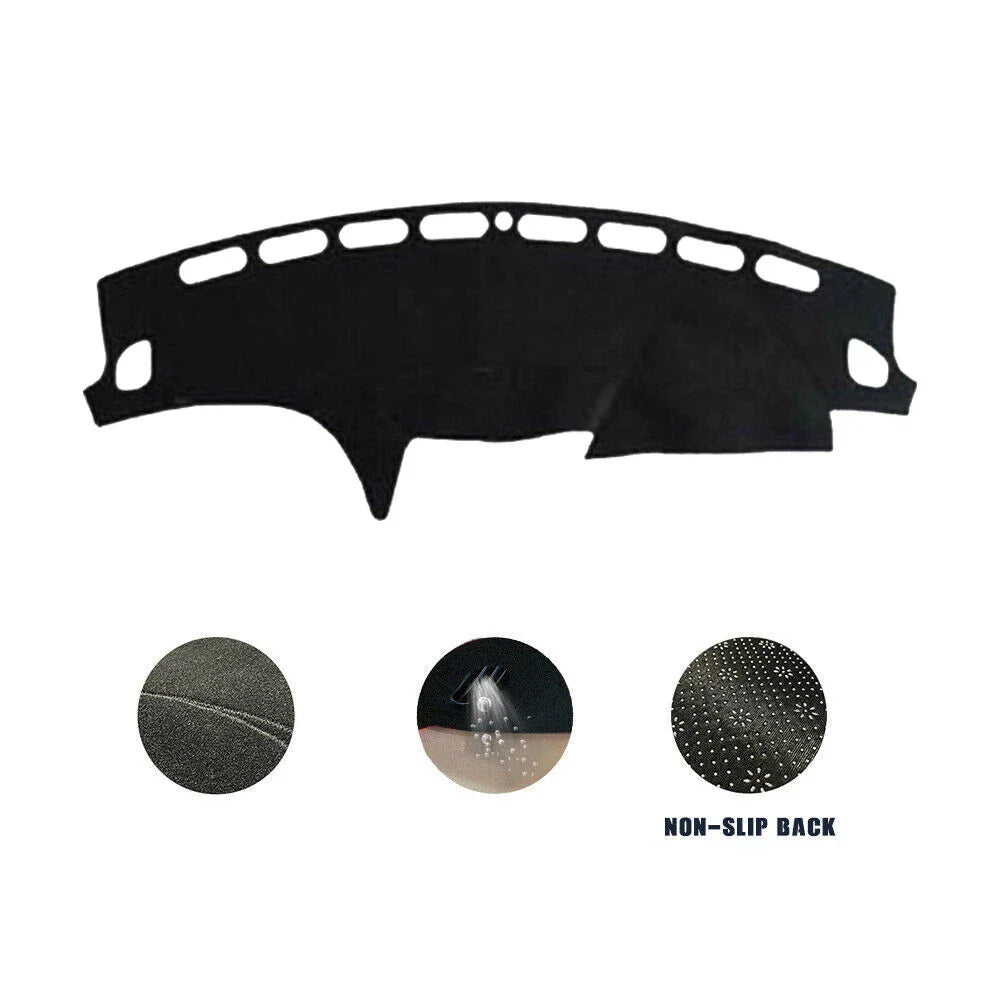 Non-Slip Dash Mat for Subaru Impreza Sedan 2007-2011 Black Cover