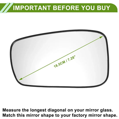 Left Side Mirror Glass for Hyundai Sonata (2011-2014)