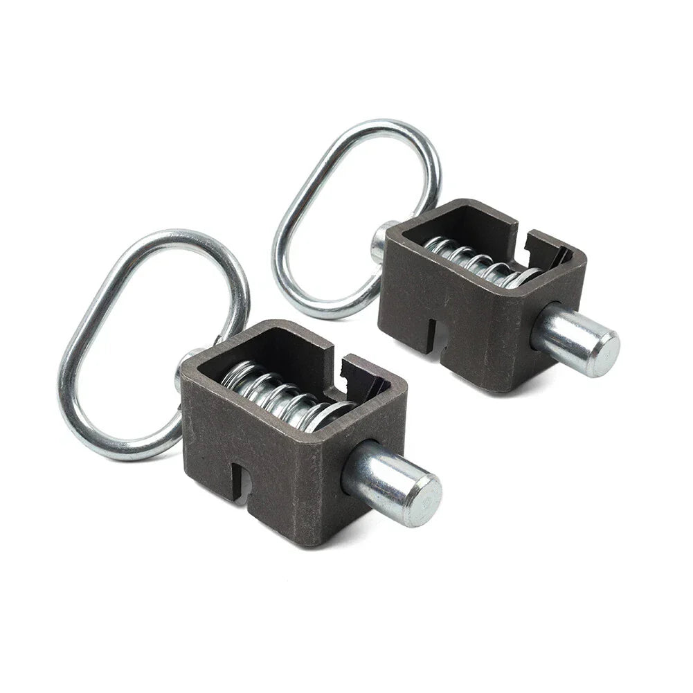 5/8" Weld-On Spring Latch Lock Assembly for Utility Steel Spring Trailer Gate