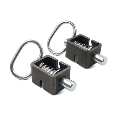 5/8" Weld-On Spring Latch Lock Assembly for Utility Steel Spring Trailer Gate