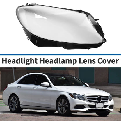 Car Front Right Headlight Lens Cover for Mercedes-Benz C-Class (2018-2020)