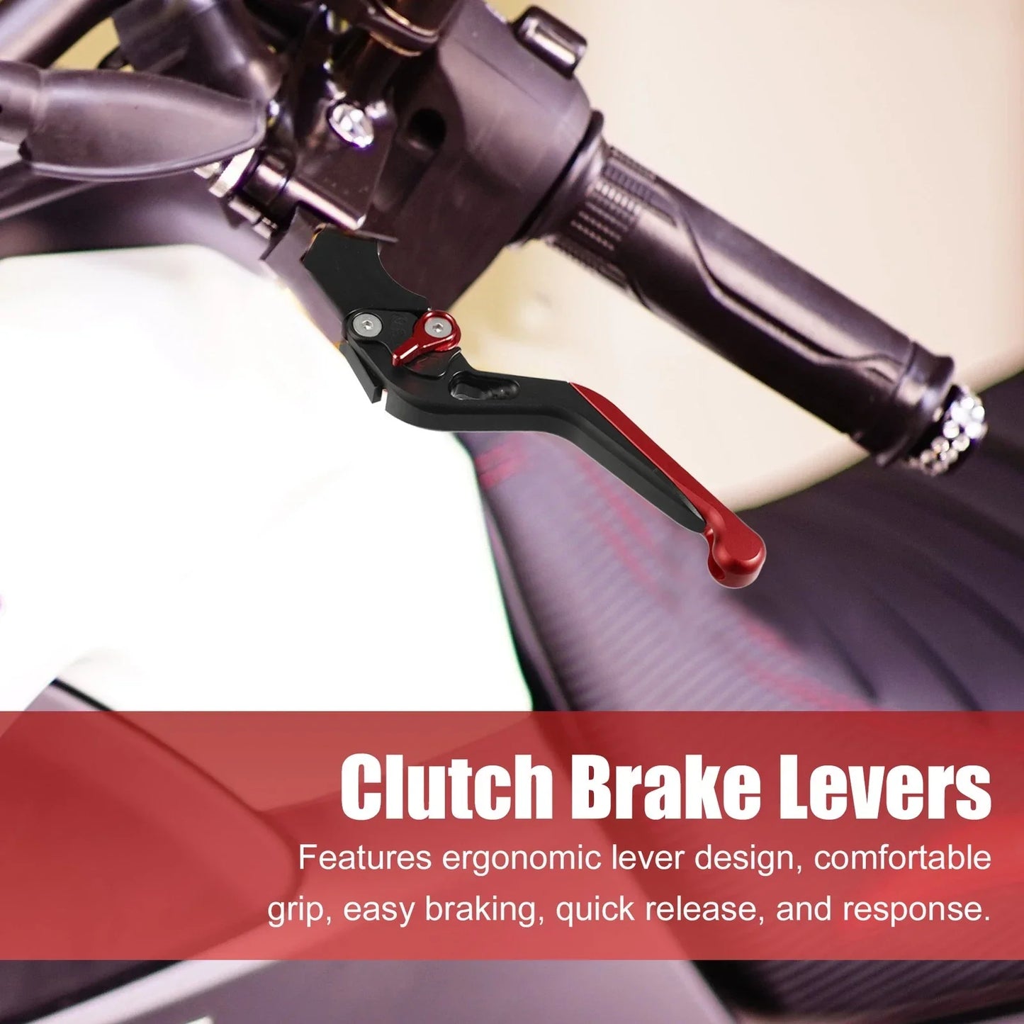 Motorcycle Brake Clutch Levers 1 Pair for Honda Monkey 125 (2018-2023)