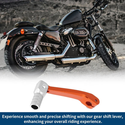 Folding Motorcycle Gear Shifter Lever for Honda CRF150F (2003-2017) Orange Silver