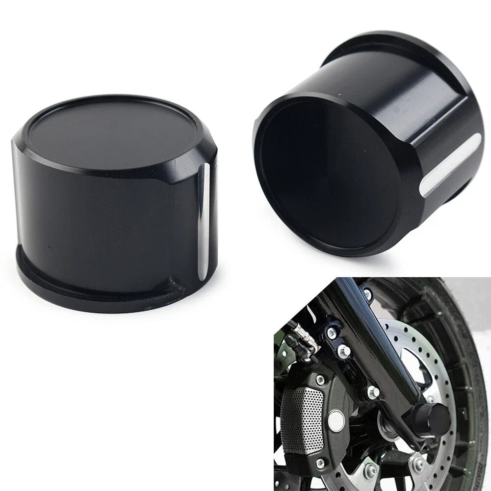 Front Axle Cap Nut Cover for Harley Dyna, Tri Glide, Sportster 1200 (2004-2023)