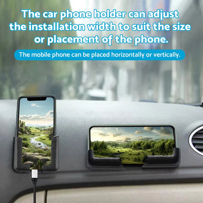Multifunctional Self-Adhesive Dashboard Mount for Car Phone Holder