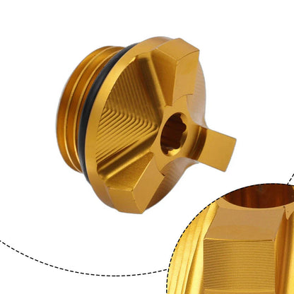 Gold Engine Oil Cap Bolt Screw Cover for Kawasaki Z400 Z650 Z800 Z900 Z1000