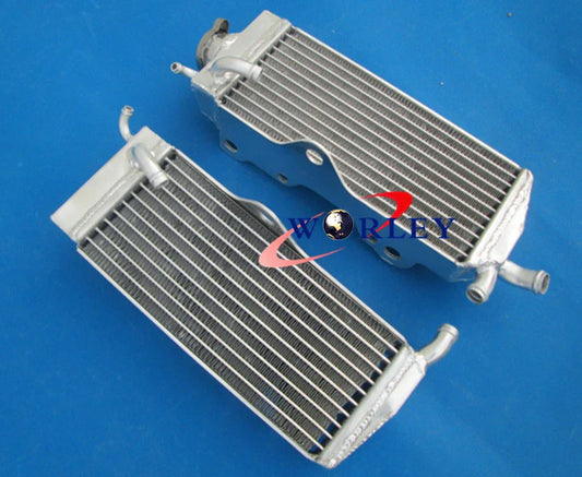 Aluminum Radiator + Blue Hoses for Honda CR250R CR250 1988-1989