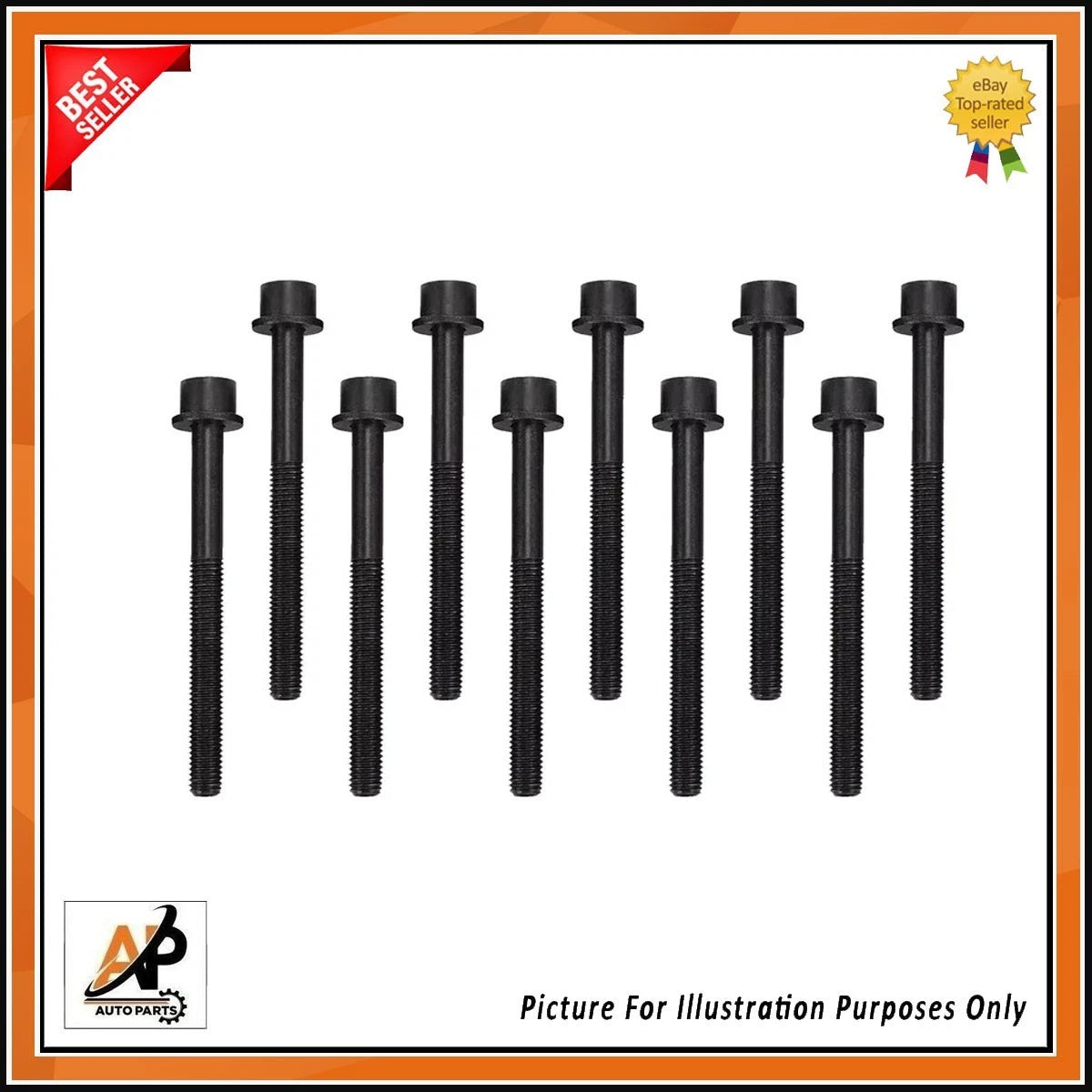 Cylinder Head Valve Bolt Gasket Kit Replacement for Nissan 1.2 DIG-T (2012–2019)