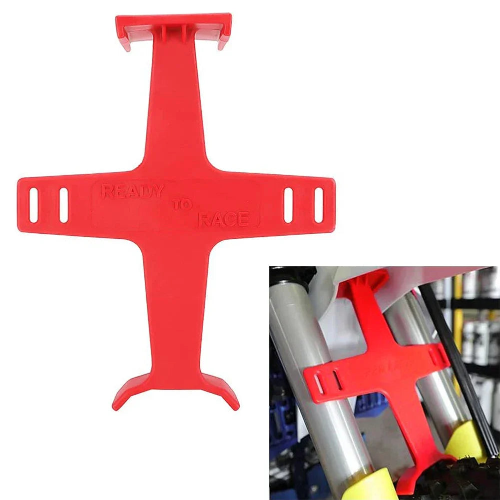 Front Fork Guard Suspension Support Brace for Dirt Bike Motorcycle Red